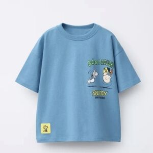Zara Blue Snoopy Kids T-Shirt Size 6 Nwt